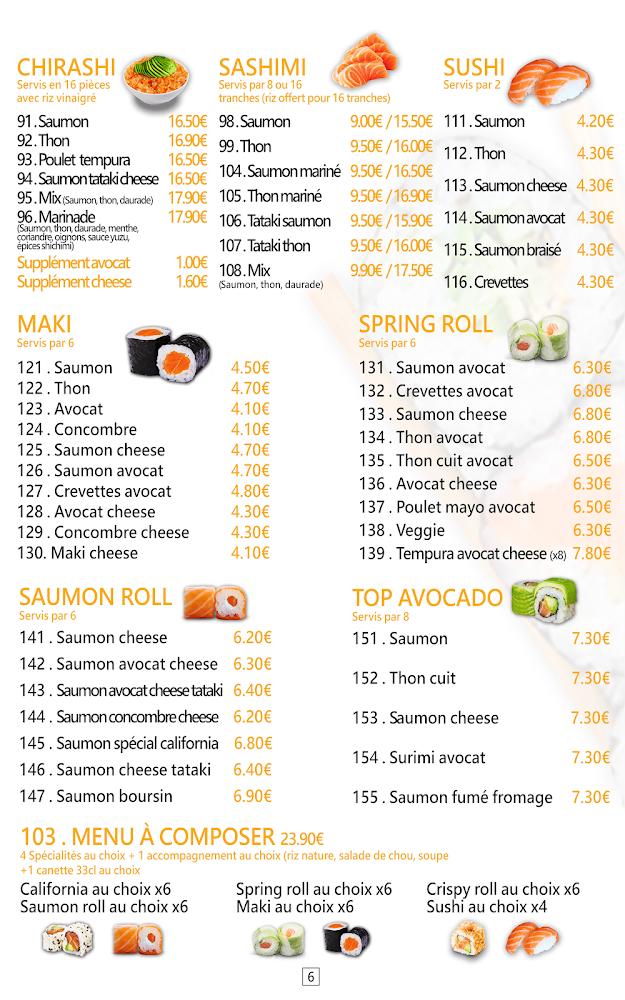 Crispy sushi & wok Rozay en Brie - Menu Image 2