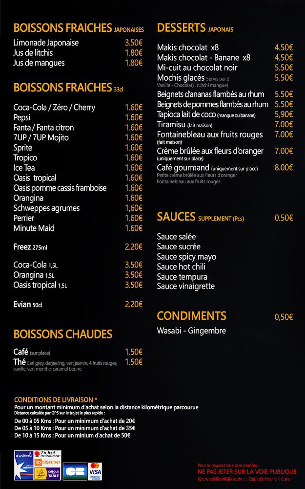 Crispy sushi & wok Rozay en Brie - Menu Image 4